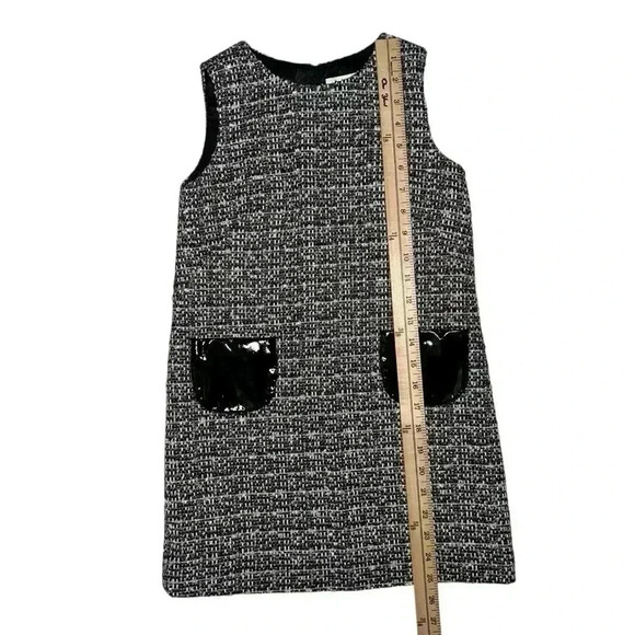 Milly Minis Black and White Tweed Dress - Picture 6 of 7